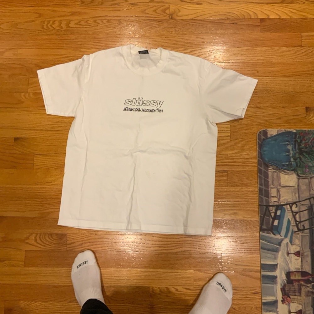 Stussy White Short Sleeve Tee